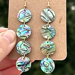 Hibulb Cultural Center workshop dentalium and abalone earrings making, Saturday, August 24th, 12pm to 2pm. 